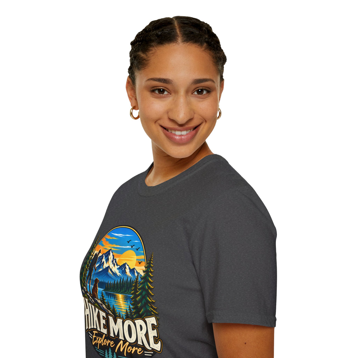 Hike More Explore More Mountain Adventure T-Shirt