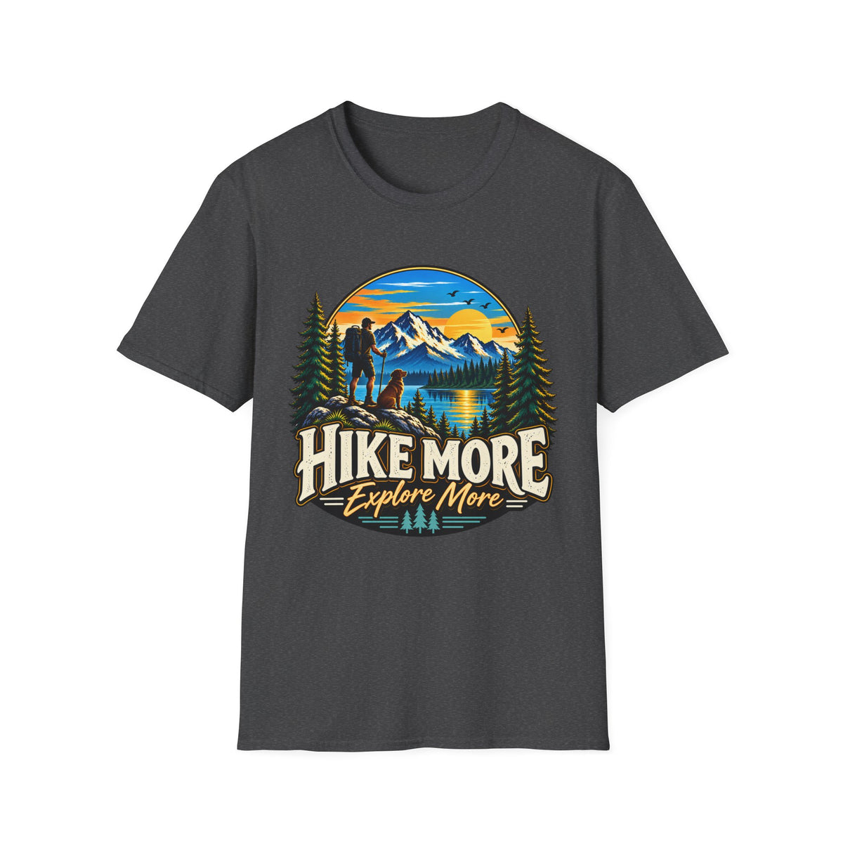 Hike More Explore More Mountain Adventure T-Shirt