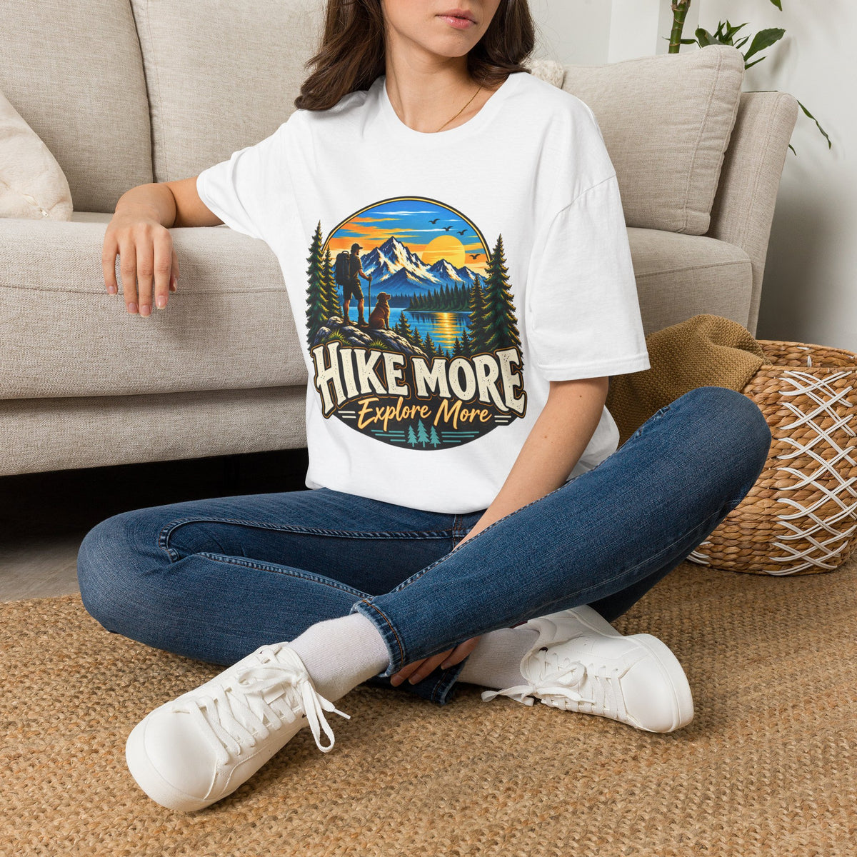 Hike More Explore More Mountain Adventure T-Shirt