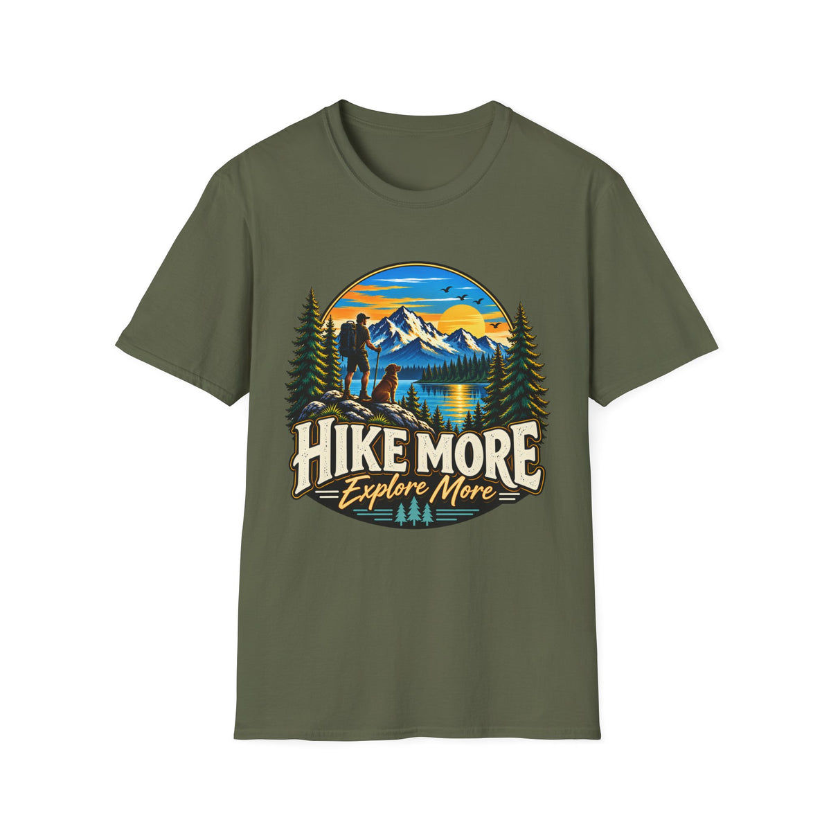 Hike More Explore More Mountain Adventure T-Shirt