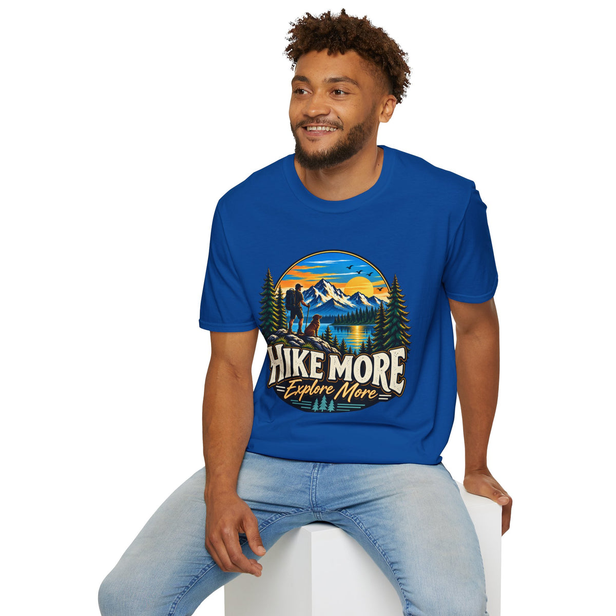Hike More Explore More Mountain Adventure T-Shirt