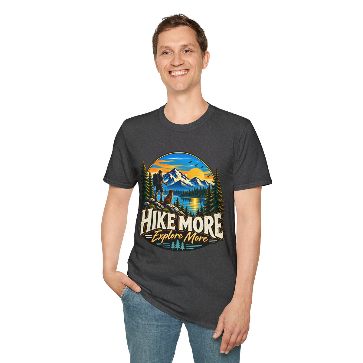 Hike More Explore More Mountain Adventure T-Shirt