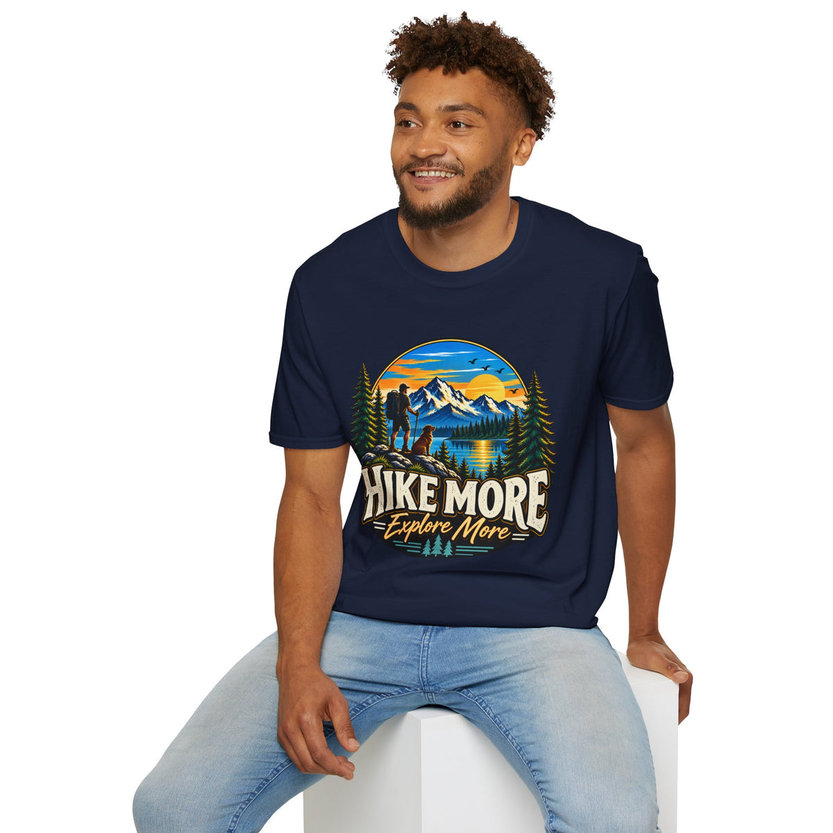 Hike More Explore More Mountain Adventure T-Shirt