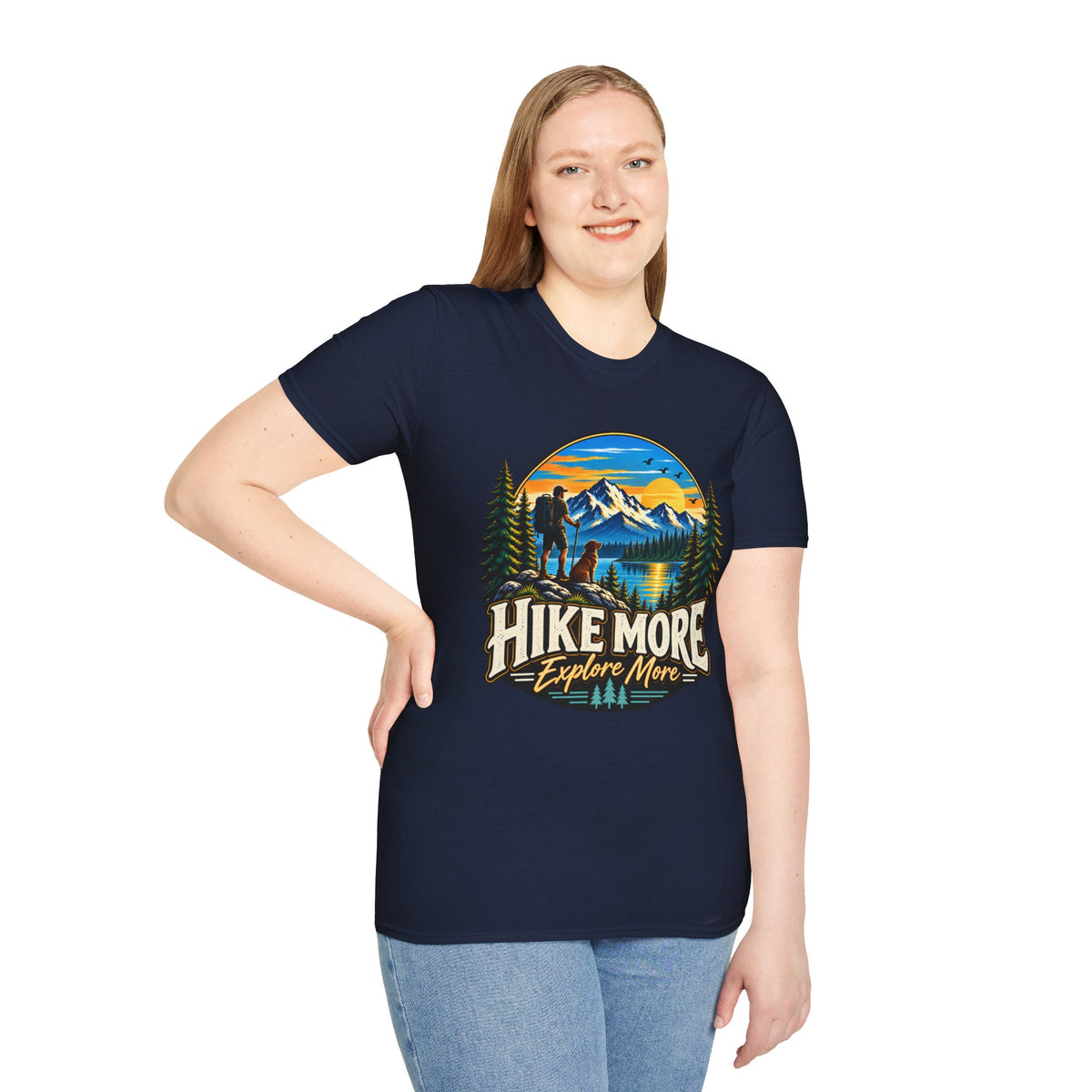 Hike More Explore More Mountain Adventure T-Shirt