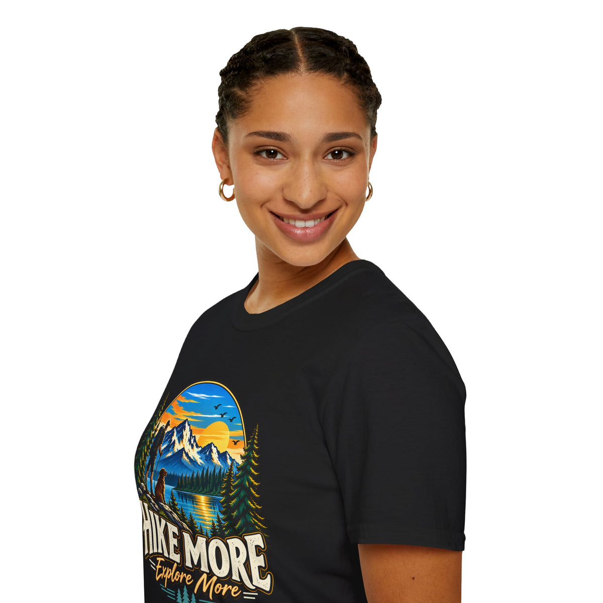 Hike More Explore More Mountain Adventure T-Shirt