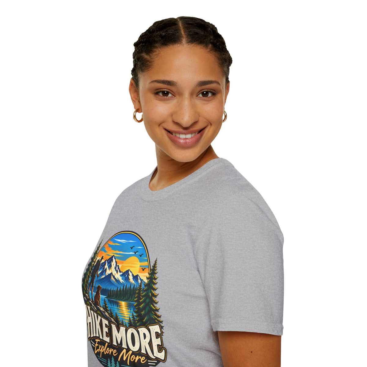 Hike More Explore More Mountain Adventure T-Shirt