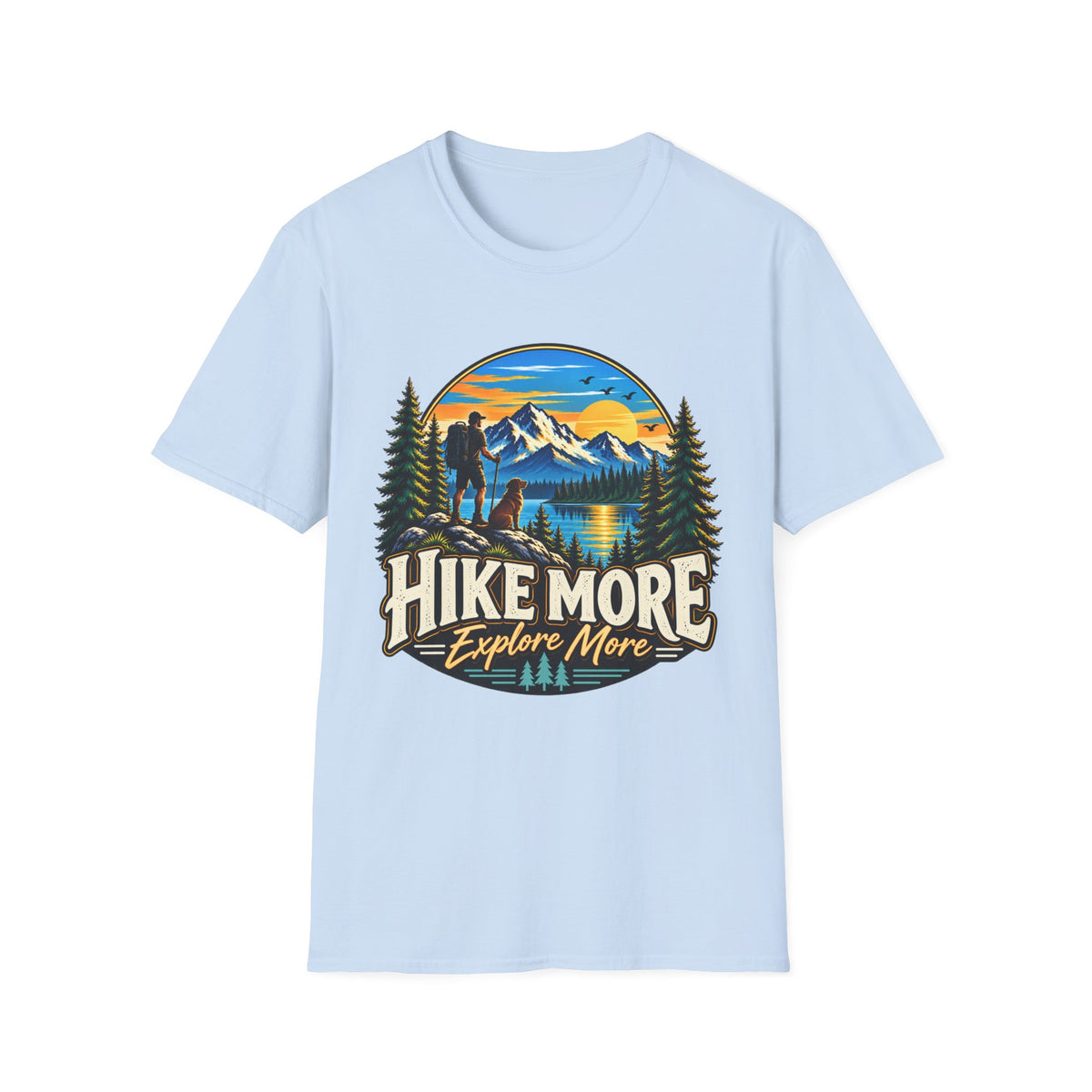 Hike More Explore More Mountain Adventure T-Shirt