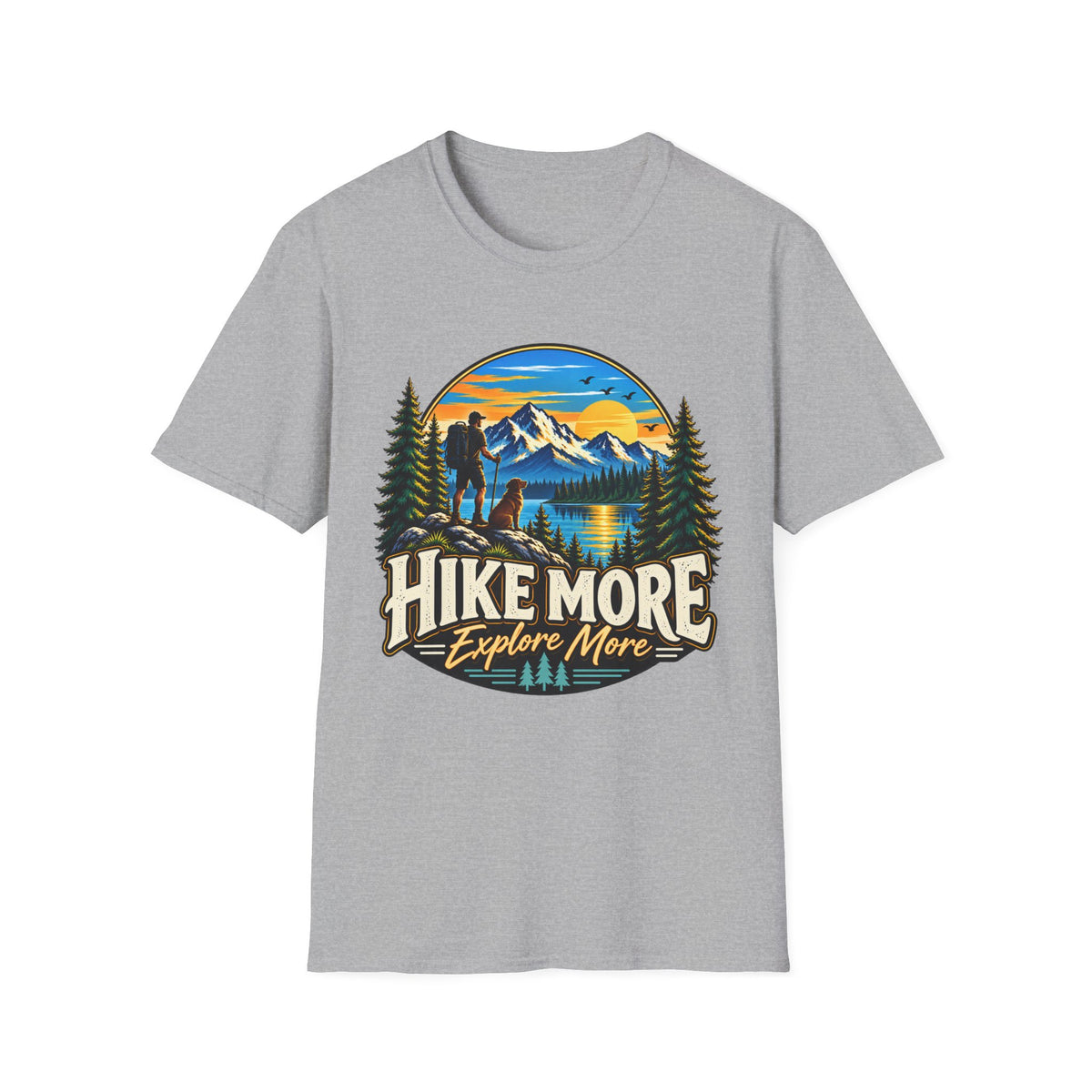 Hike More Explore More Mountain Adventure T-Shirt