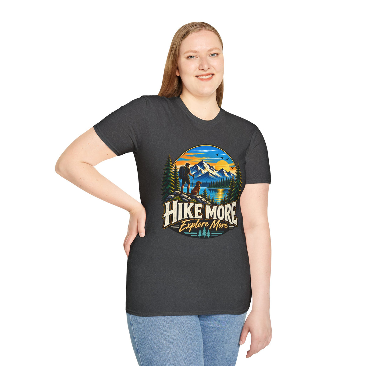 Hike More Explore More Mountain Adventure T-Shirt