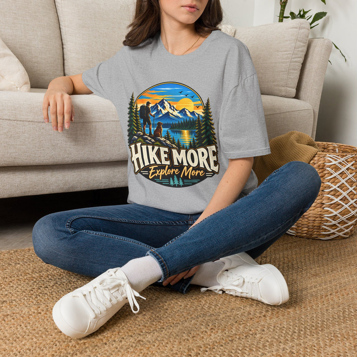 Hike More Explore More Mountain Adventure T-Shirt