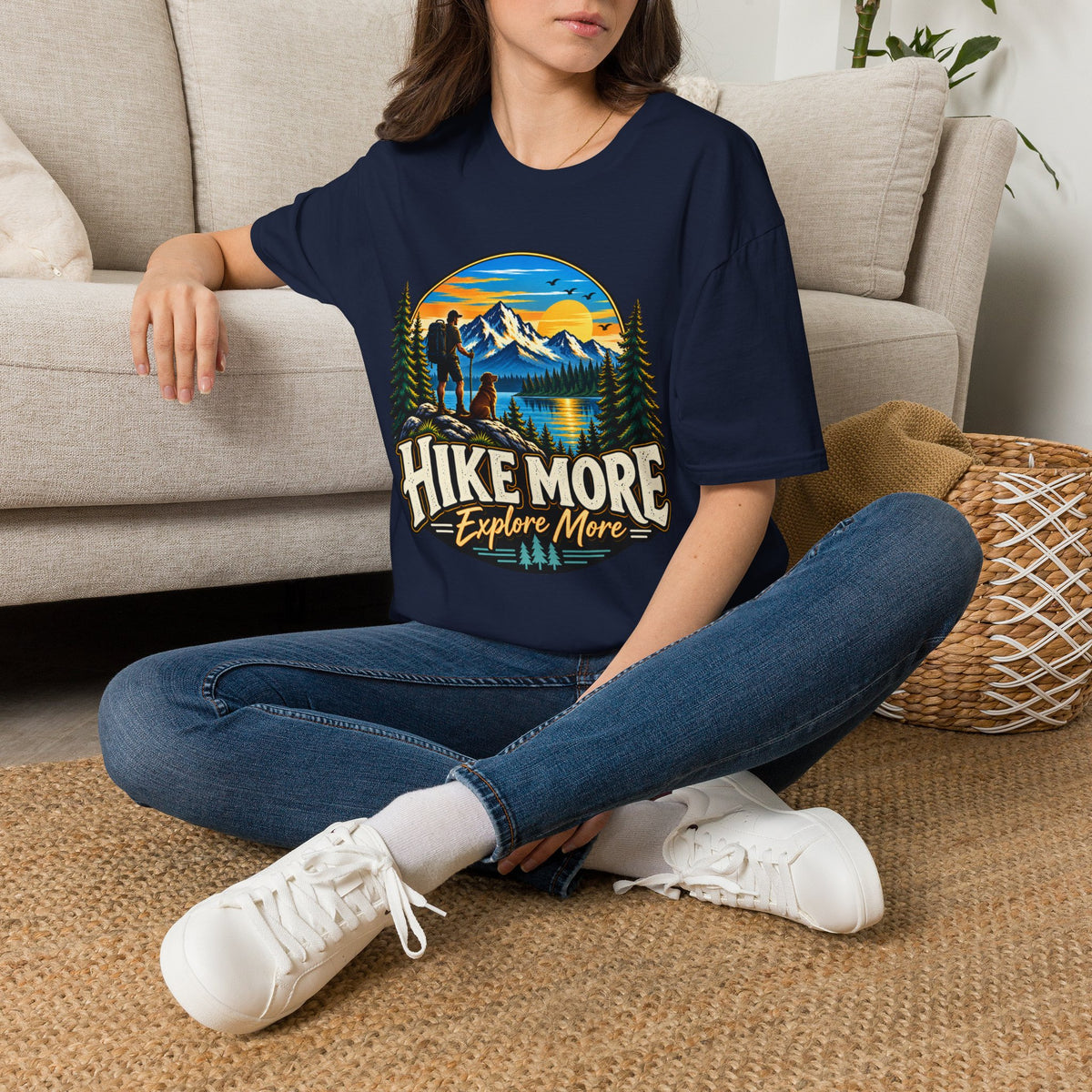 Hike More Explore More Mountain Adventure T-Shirt