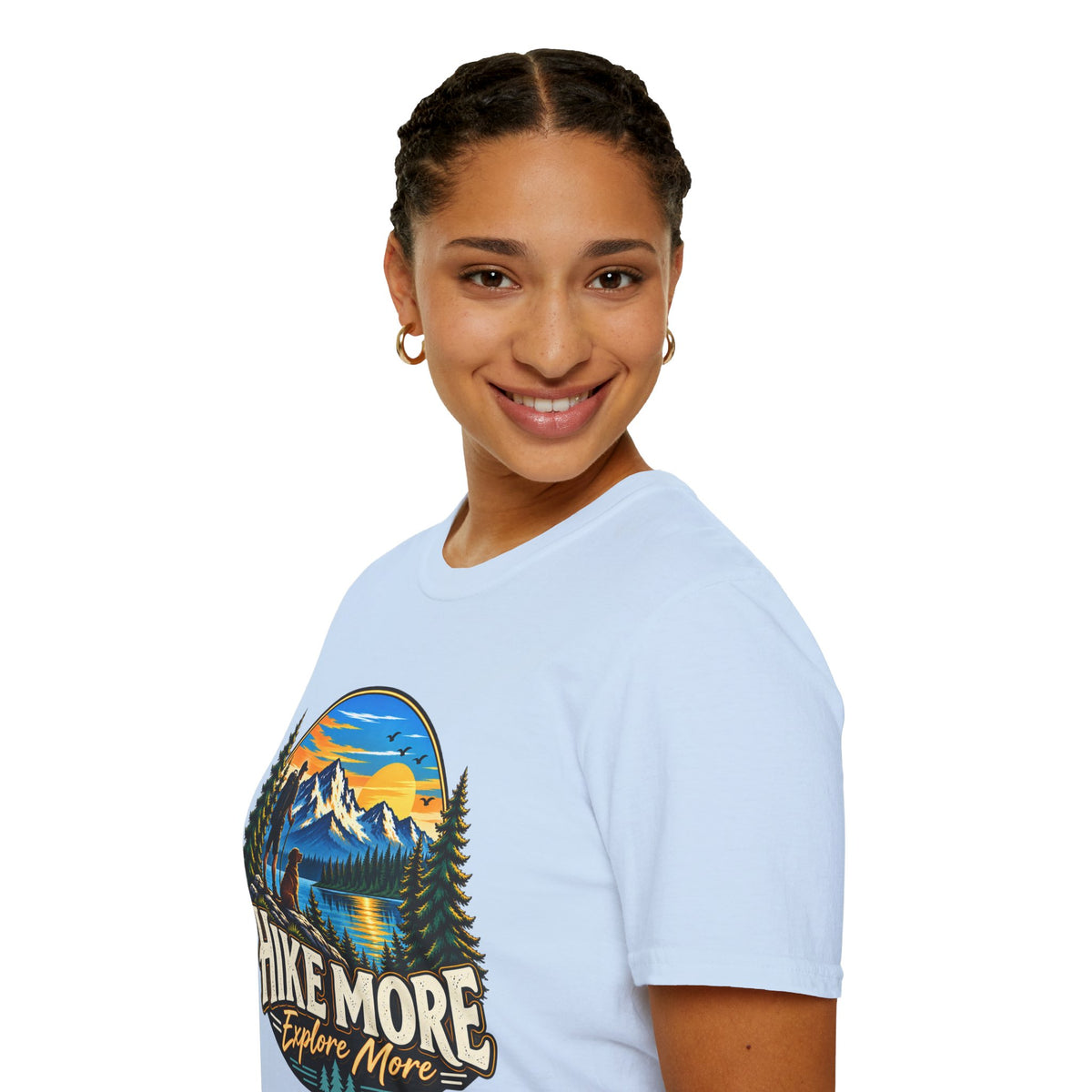 Hike More Explore More Mountain Adventure T-Shirt