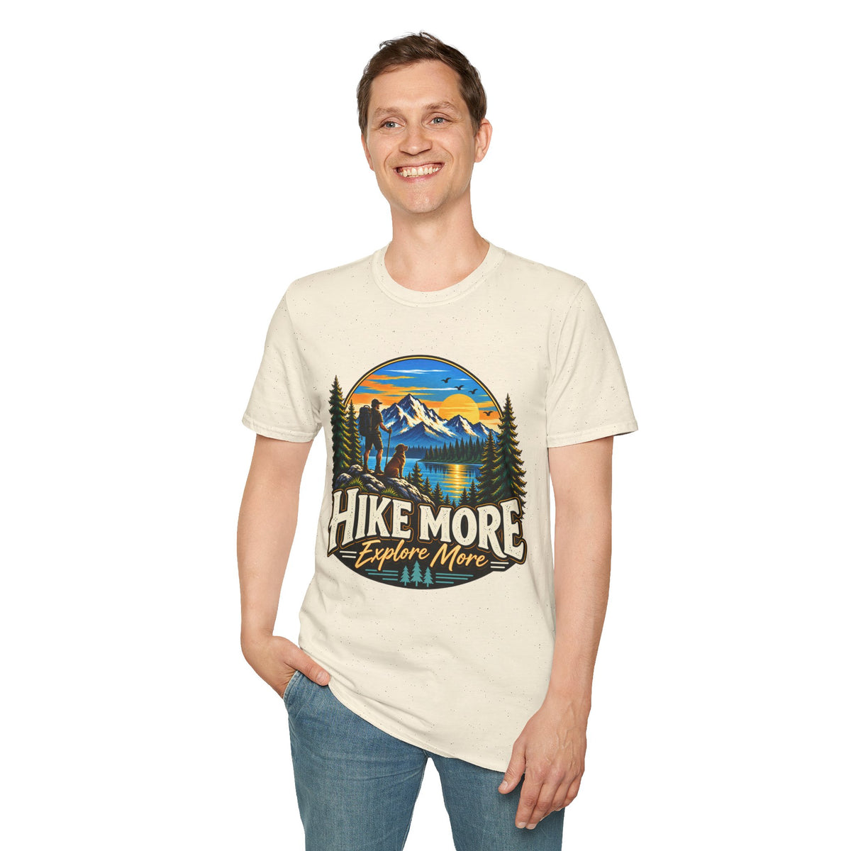 Hike More Explore More Mountain Adventure T-Shirt