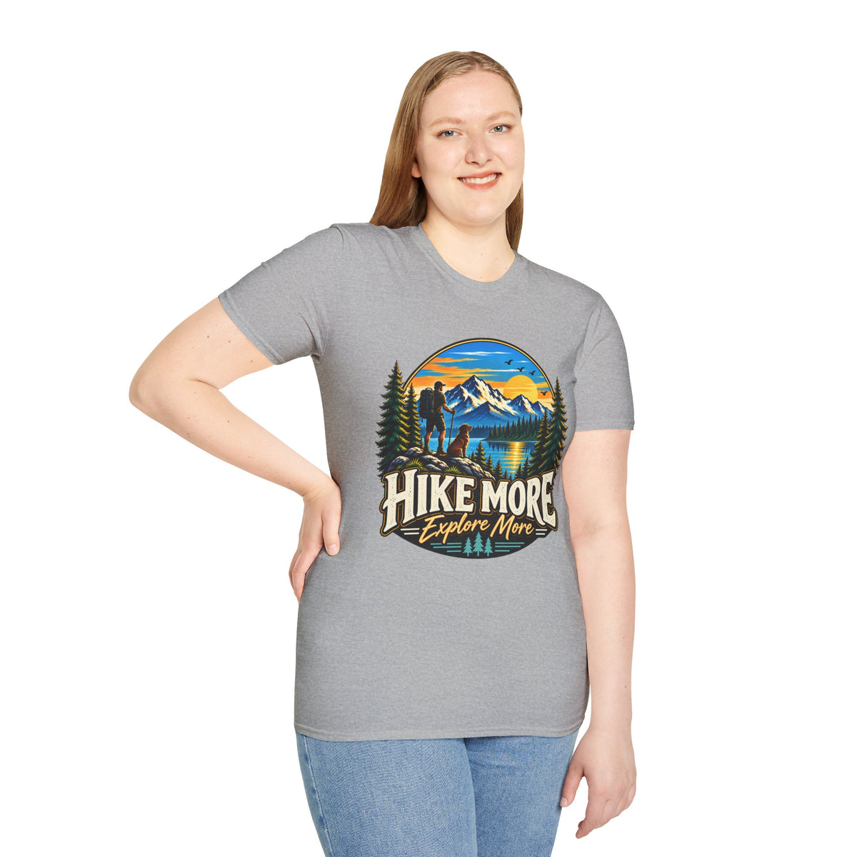 Hike More Explore More Mountain Adventure T-Shirt