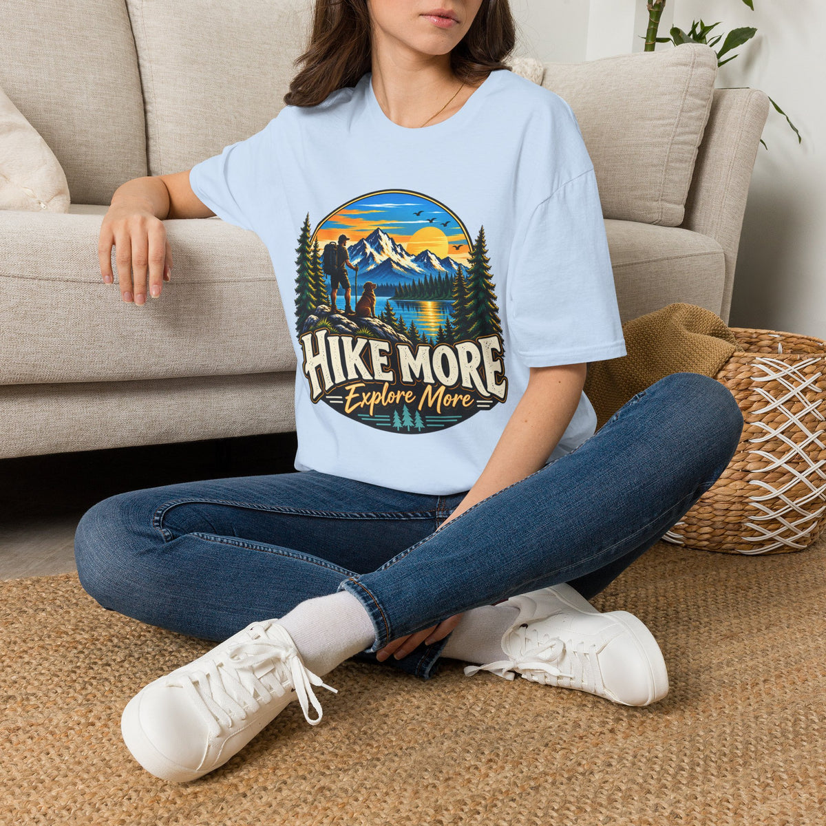 Hike More Explore More Mountain Adventure T-Shirt