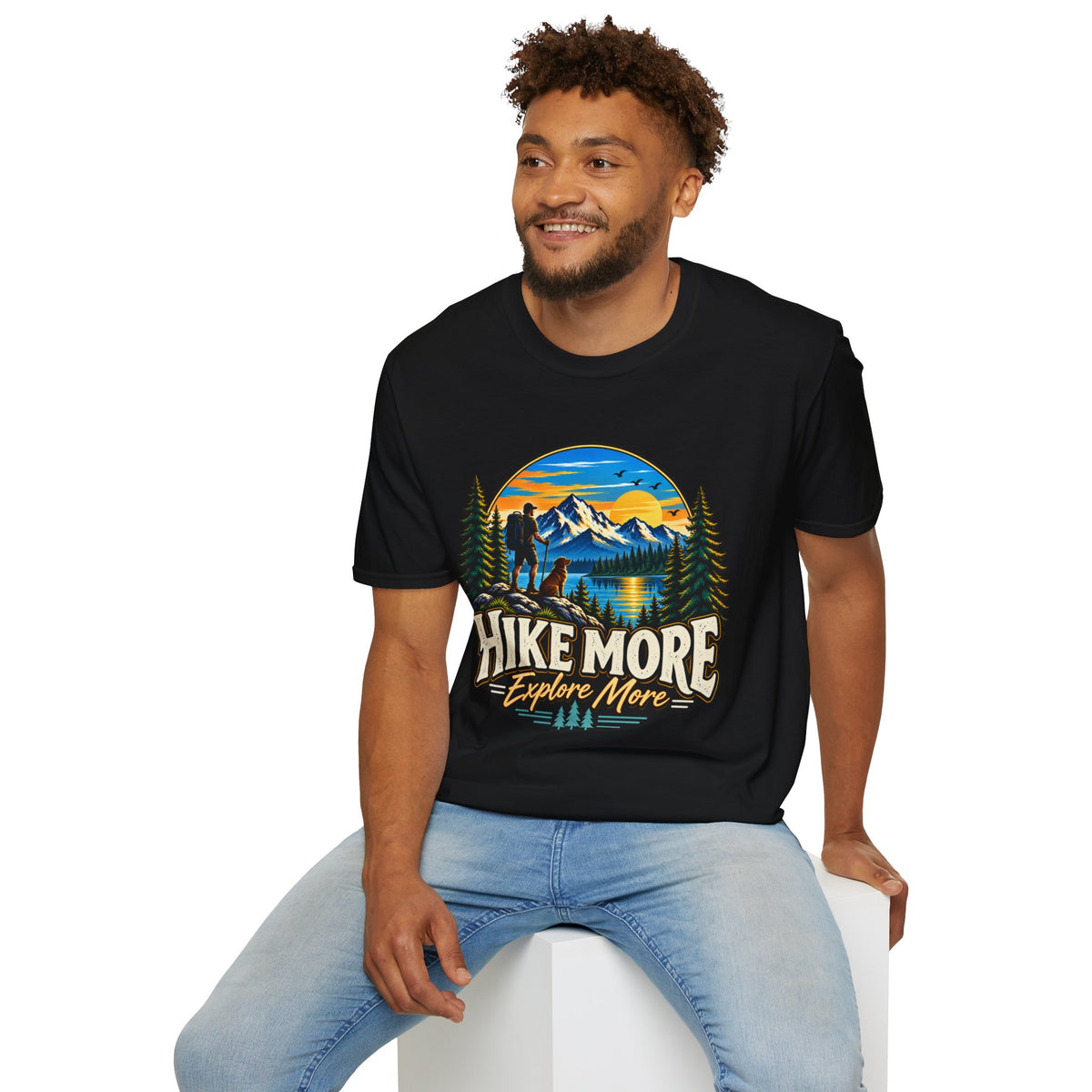 Hike More Explore More Mountain Adventure T-Shirt
