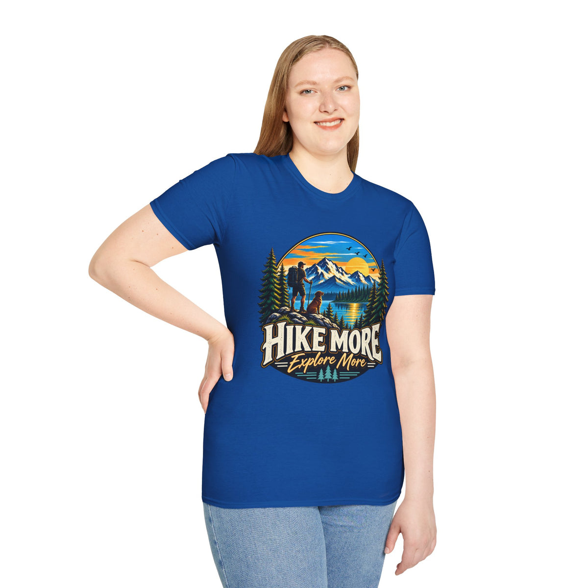 Hike More Explore More Mountain Adventure T-Shirt