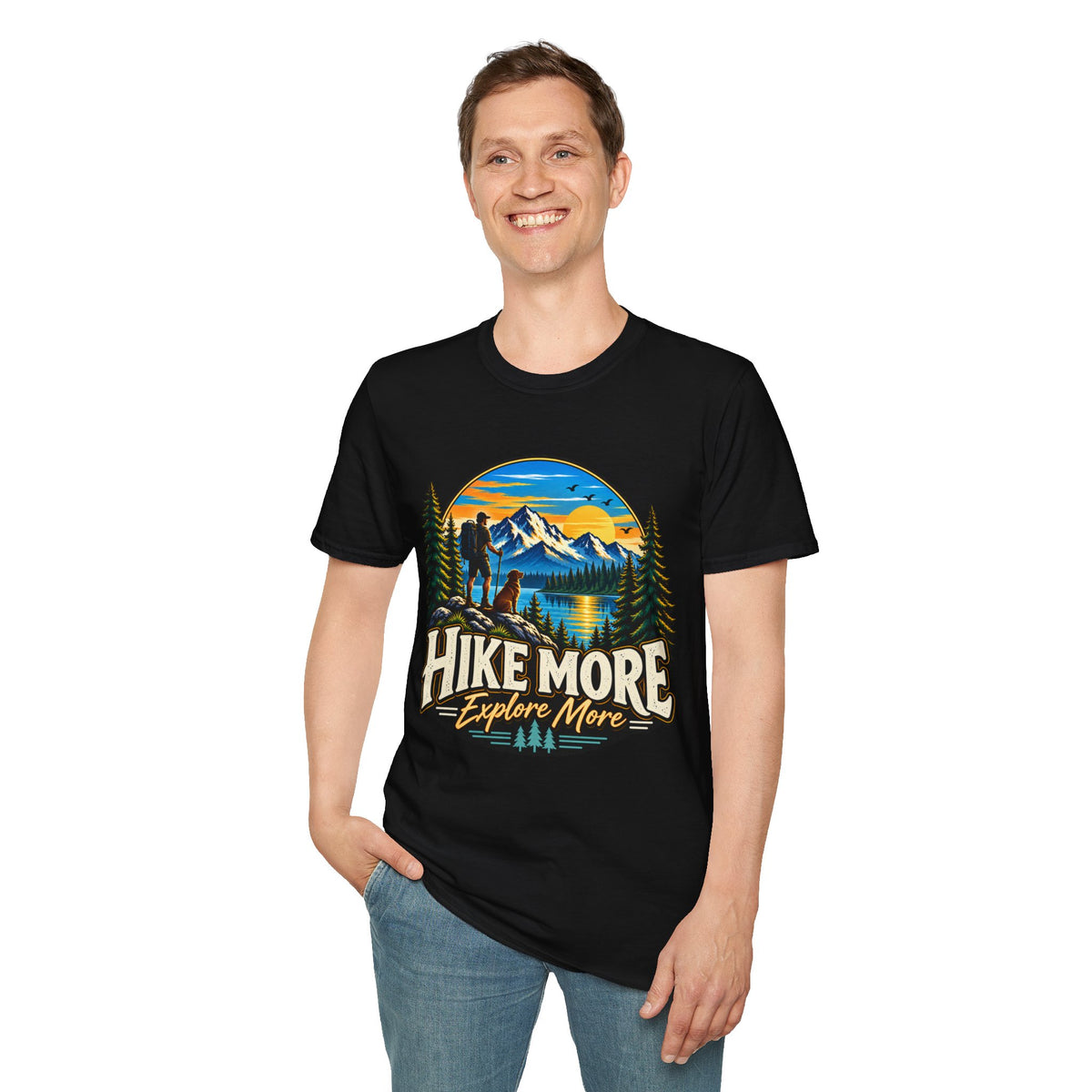 Hike More Explore More Mountain Adventure T-Shirt