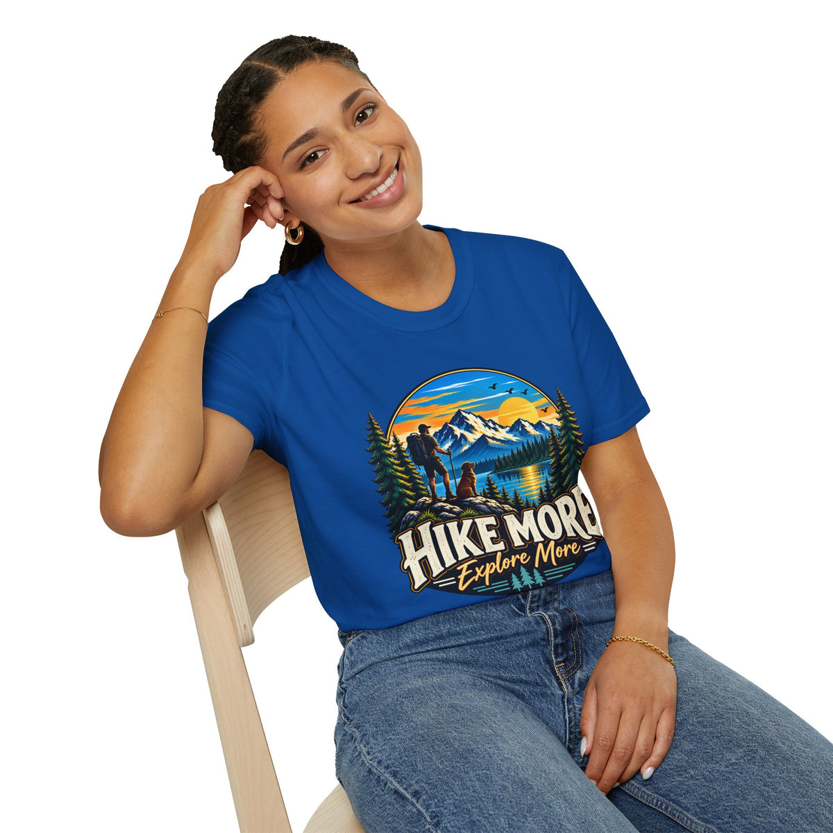 Hike More Explore More Mountain Adventure T-Shirt