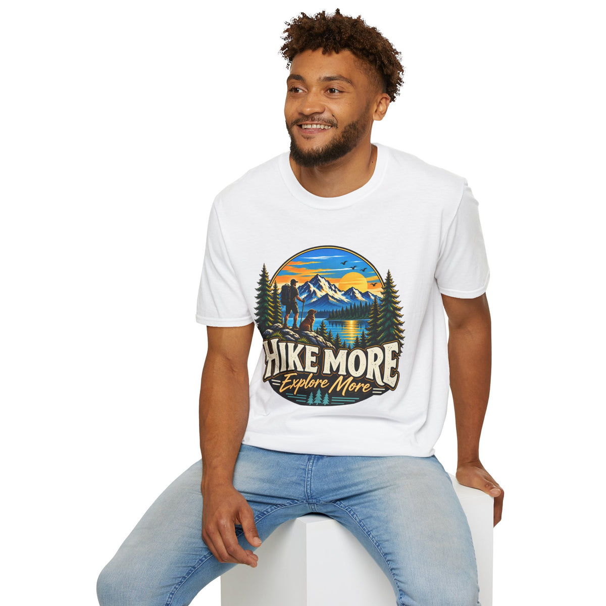Hike More Explore More Mountain Adventure T-Shirt