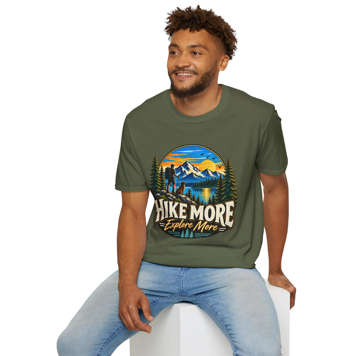 Hike More Explore More Mountain Adventure T-Shirt
