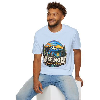 Hike More Explore More Mountain Adventure T-Shirt