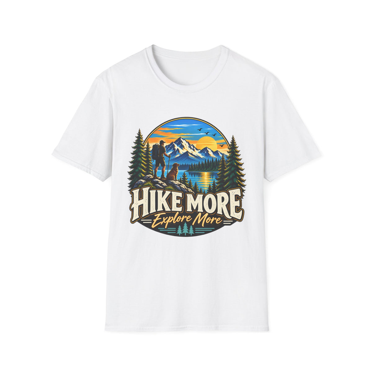 Hike More Explore More Mountain Adventure T-Shirt