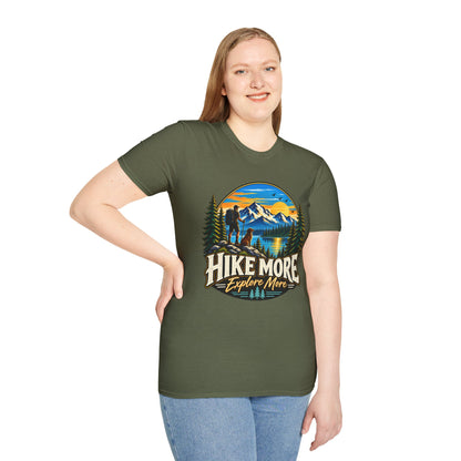 Hike More Explore More Mountain Adventure T-Shirt
