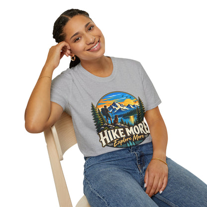 Hike More Explore More Mountain Adventure T-Shirt