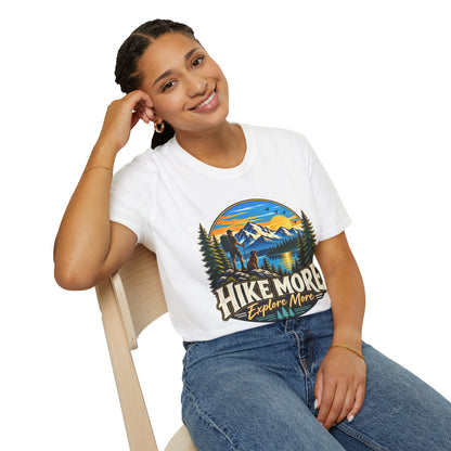 Hike More Explore More Mountain Adventure T-Shirt