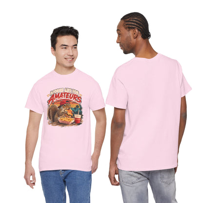 Squirrel T-Shirt "Acorns Are For Amateurs" — Funny Nature Graphic Tee