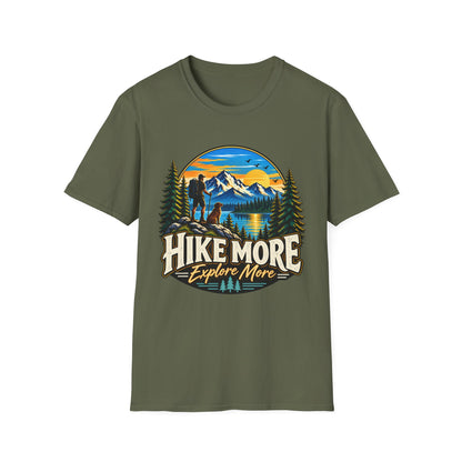Hike More Explore More Mountain Adventure T-Shirt