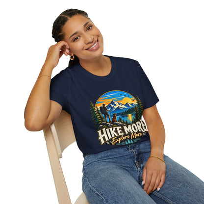Hike More Explore More Mountain Adventure T-Shirt