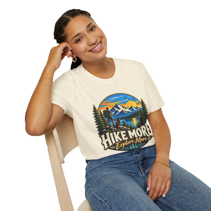 Hike More Explore More Mountain Adventure T-Shirt