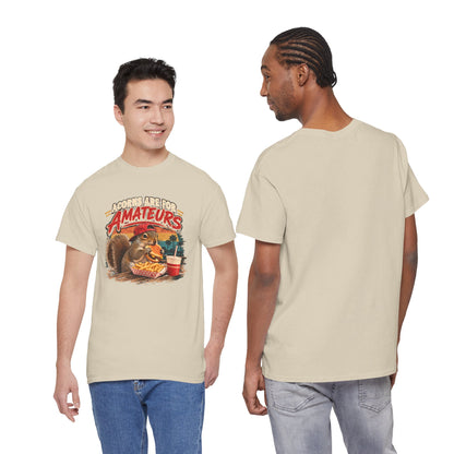 Squirrel T-Shirt "Acorns Are For Amateurs" — Funny Nature Graphic Tee