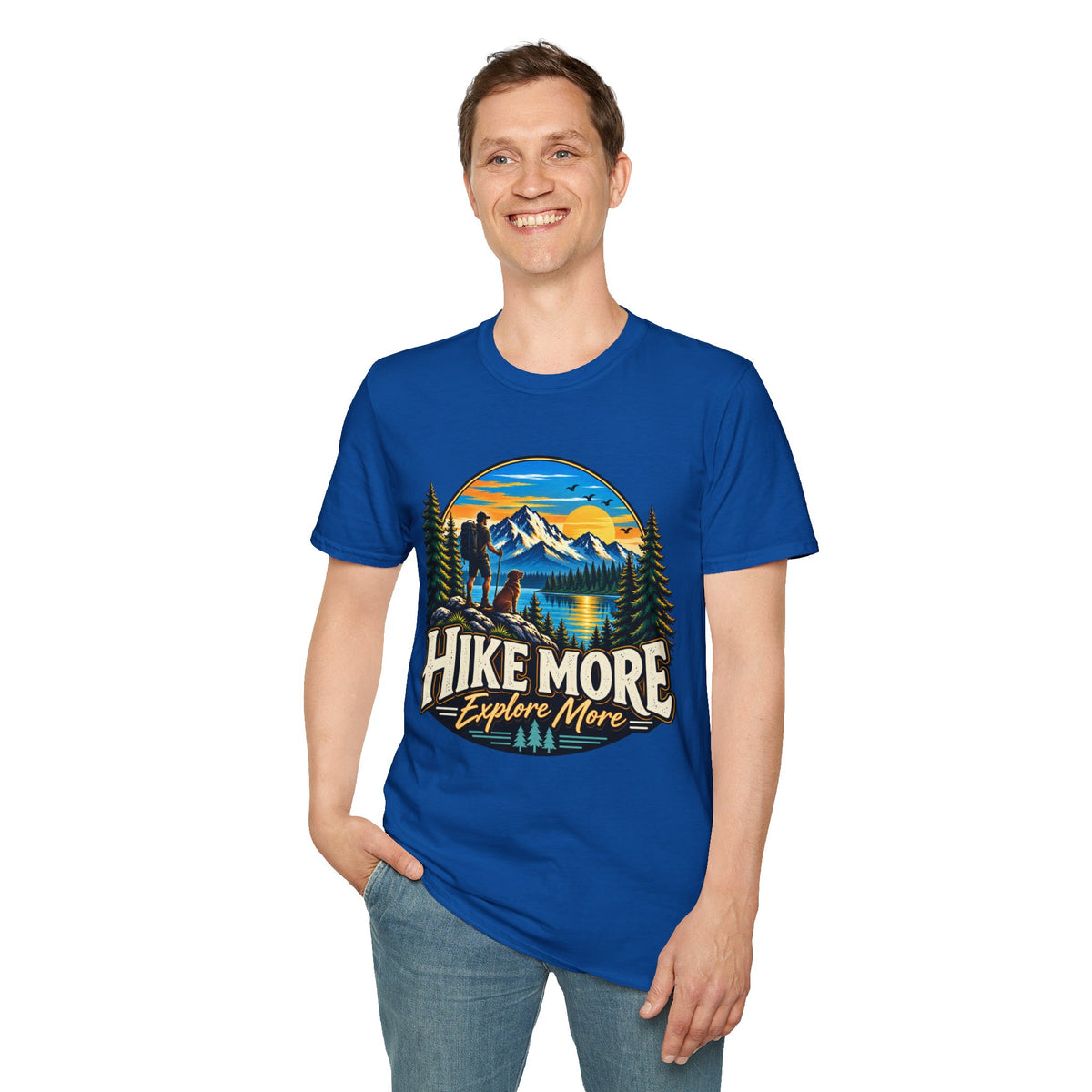Hike More Explore More Mountain Adventure T-Shirt