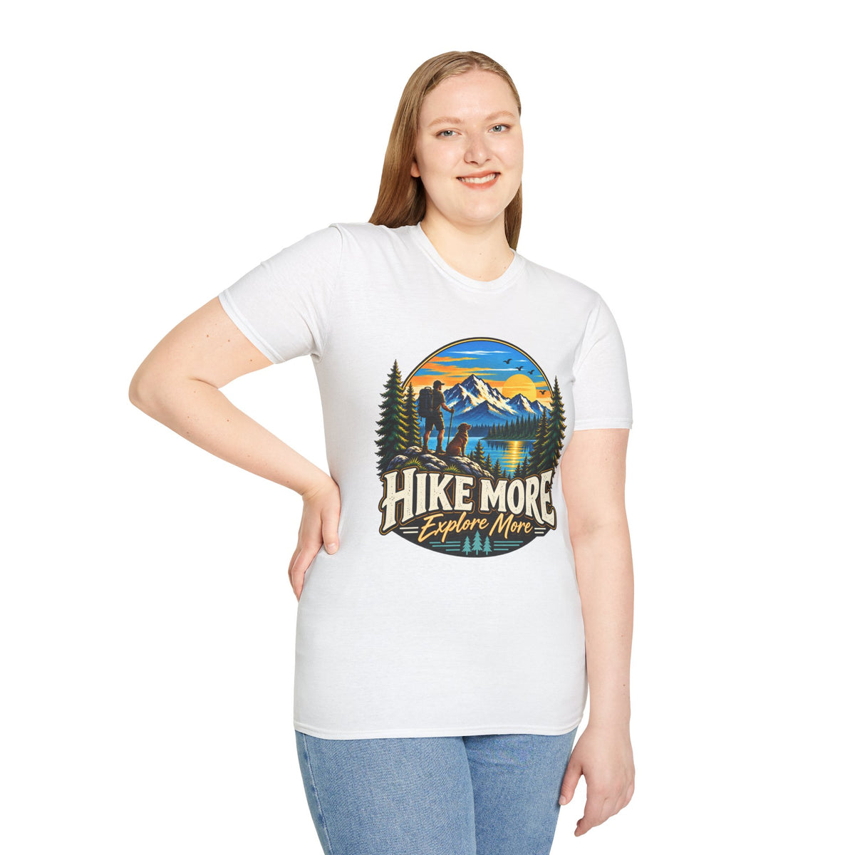 Hike More Explore More Mountain Adventure T-Shirt