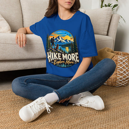 Hike More Explore More Mountain Adventure T-Shirt