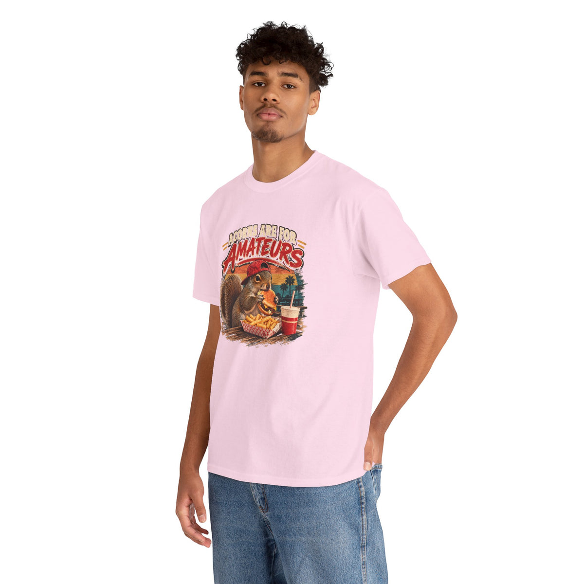 Squirrel T-Shirt "Acorns Are For Amateurs" — Funny Nature Graphic Tee