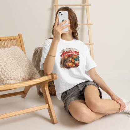 Squirrel T-Shirt "Acorns Are For Amateurs" — Funny Nature Graphic Tee