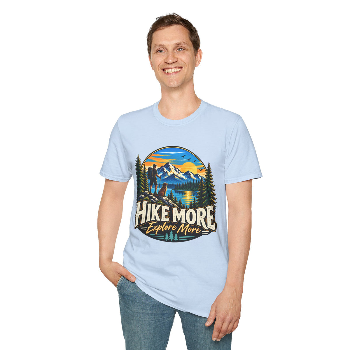 Hike More Explore More Mountain Adventure T-Shirt