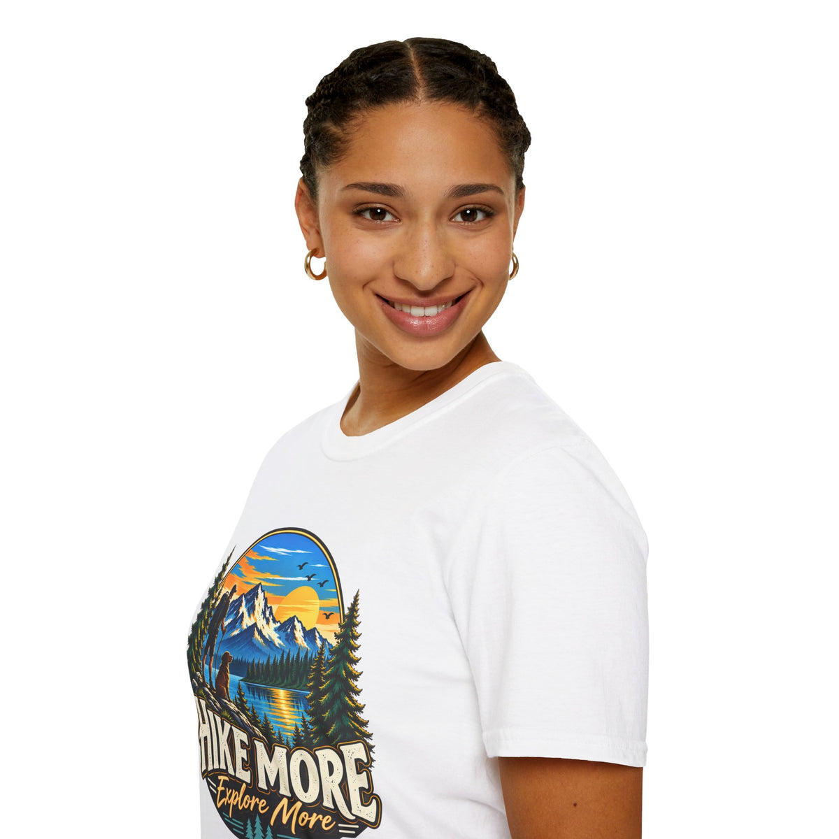 Hike More Explore More Mountain Adventure T-Shirt