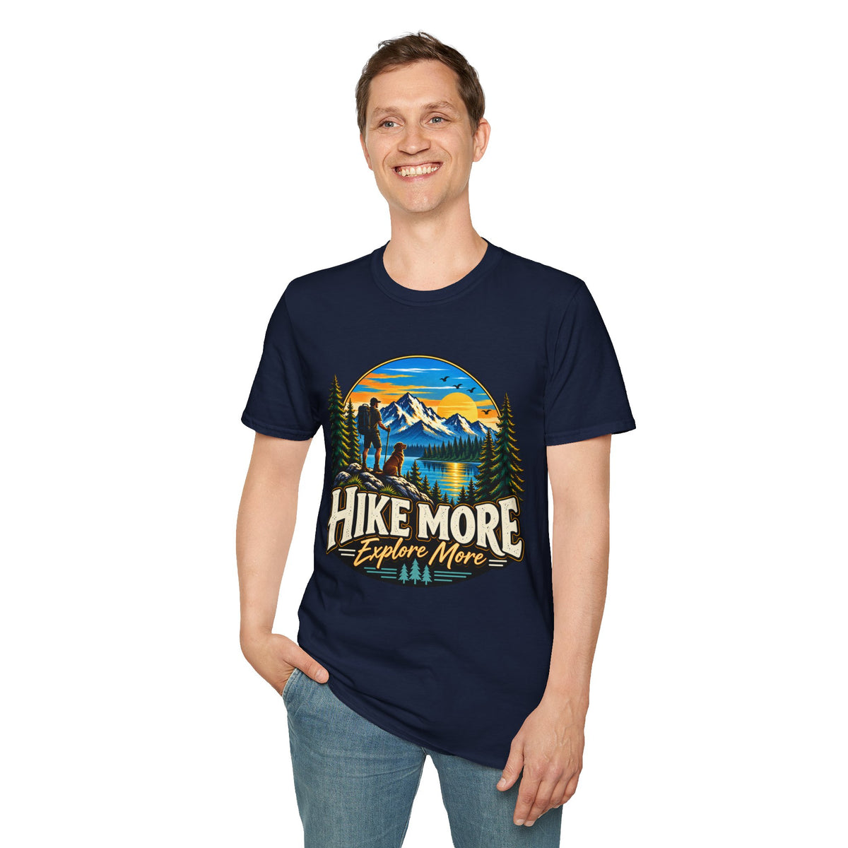 Hike More Explore More Mountain Adventure T-Shirt