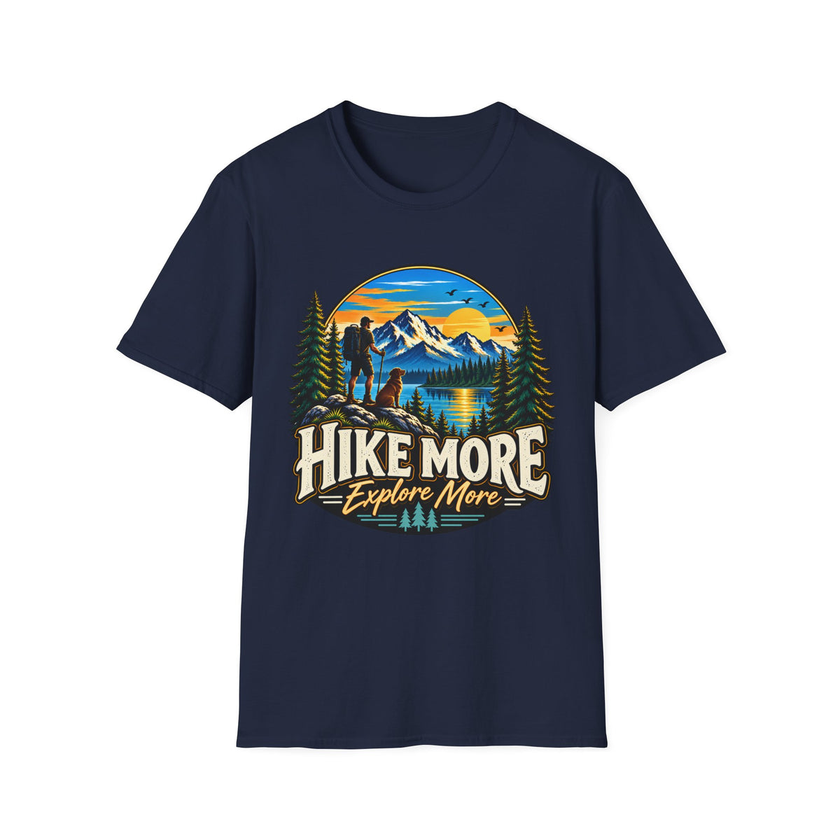 Hike More Explore More Mountain Adventure T-Shirt