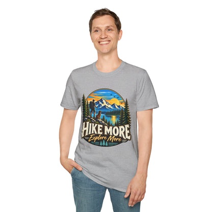 Hike More Explore More Mountain Adventure T-Shirt