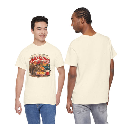 Squirrel T-Shirt "Acorns Are For Amateurs" — Funny Nature Graphic Tee