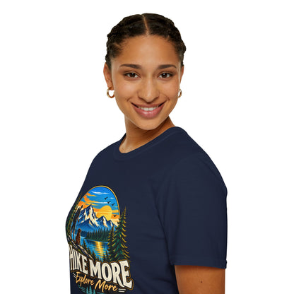 Hike More Explore More Mountain Adventure T-Shirt