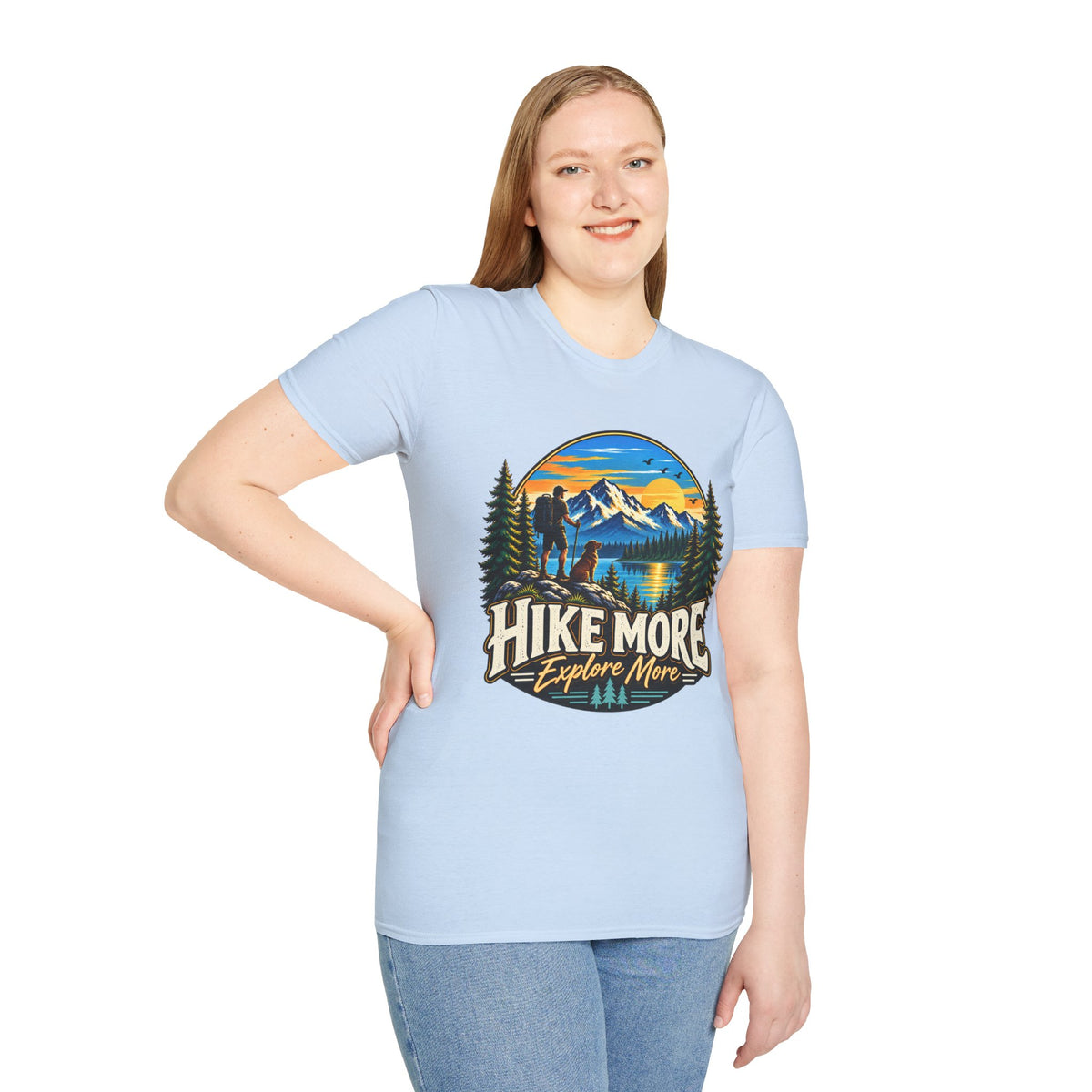 Hike More Explore More Mountain Adventure T-Shirt