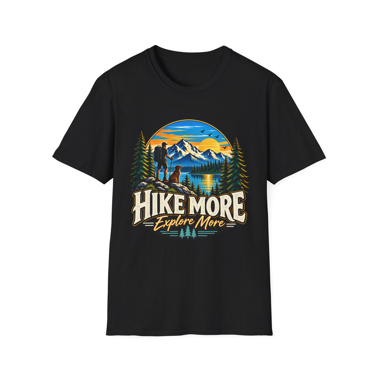 Hike More Explore More Mountain Adventure T-Shirt