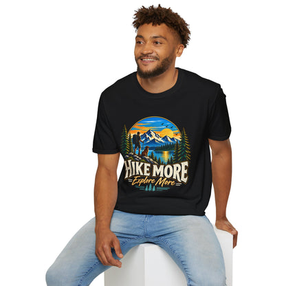 Hike More Explore More Mountain Adventure T-Shirt